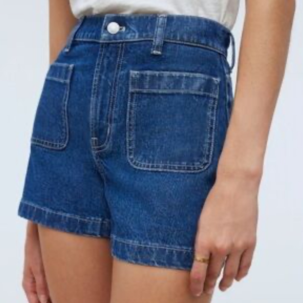 Madewell Blue Denim Jean Shorts